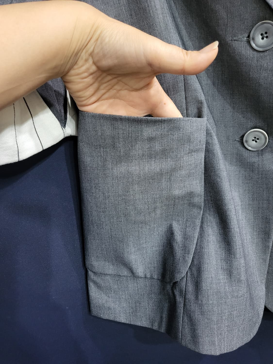 캐주얼 투버튼자켓(새상품) 상품이미지4