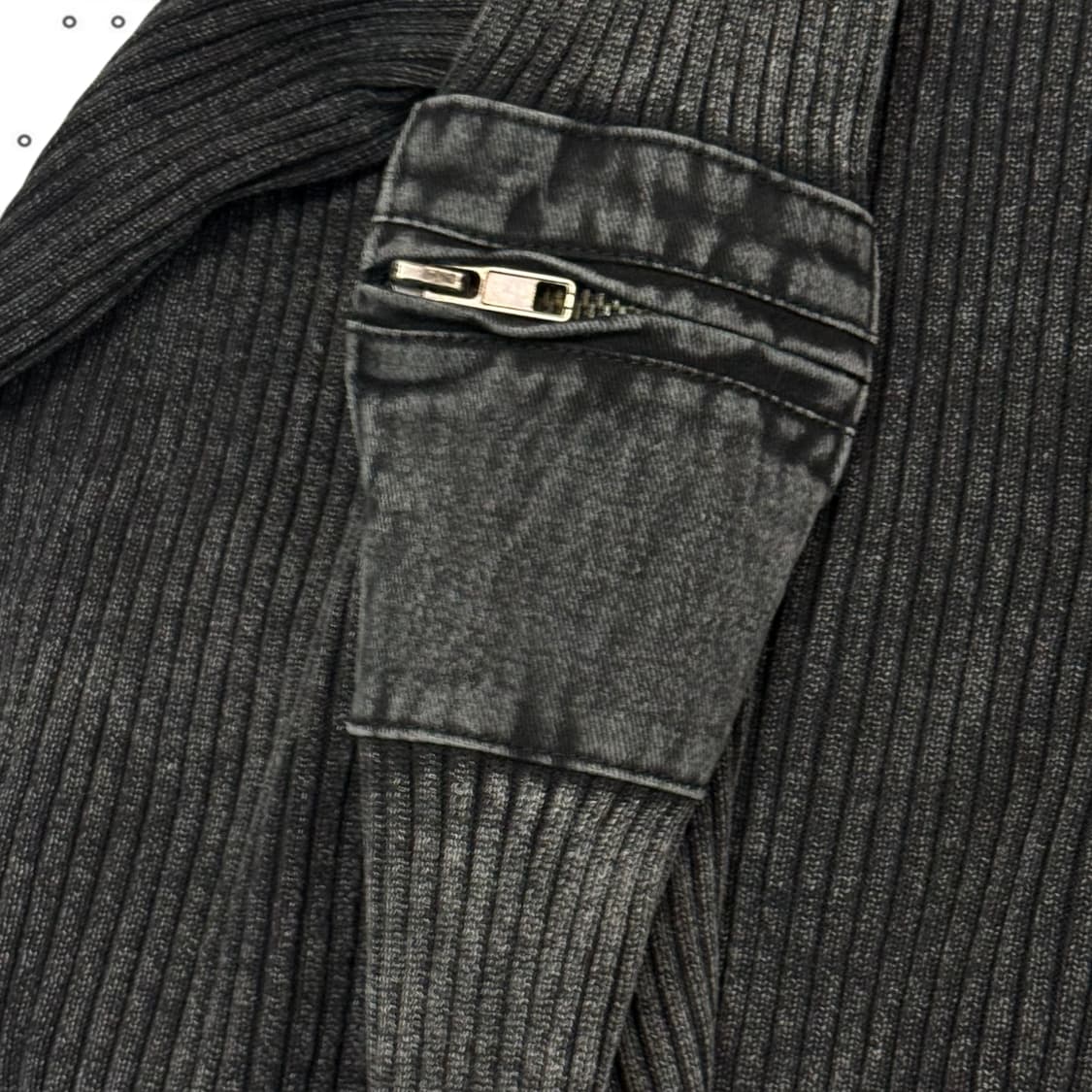 F BADBLOOD 배드블러드 디스트로이드 러스티 카고 가디건 상품이미지6