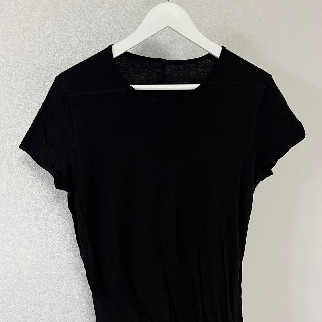 릭오웬스 15SS 다크쉐도우 여성 절개 티셔츠 블랙 상품이미지3