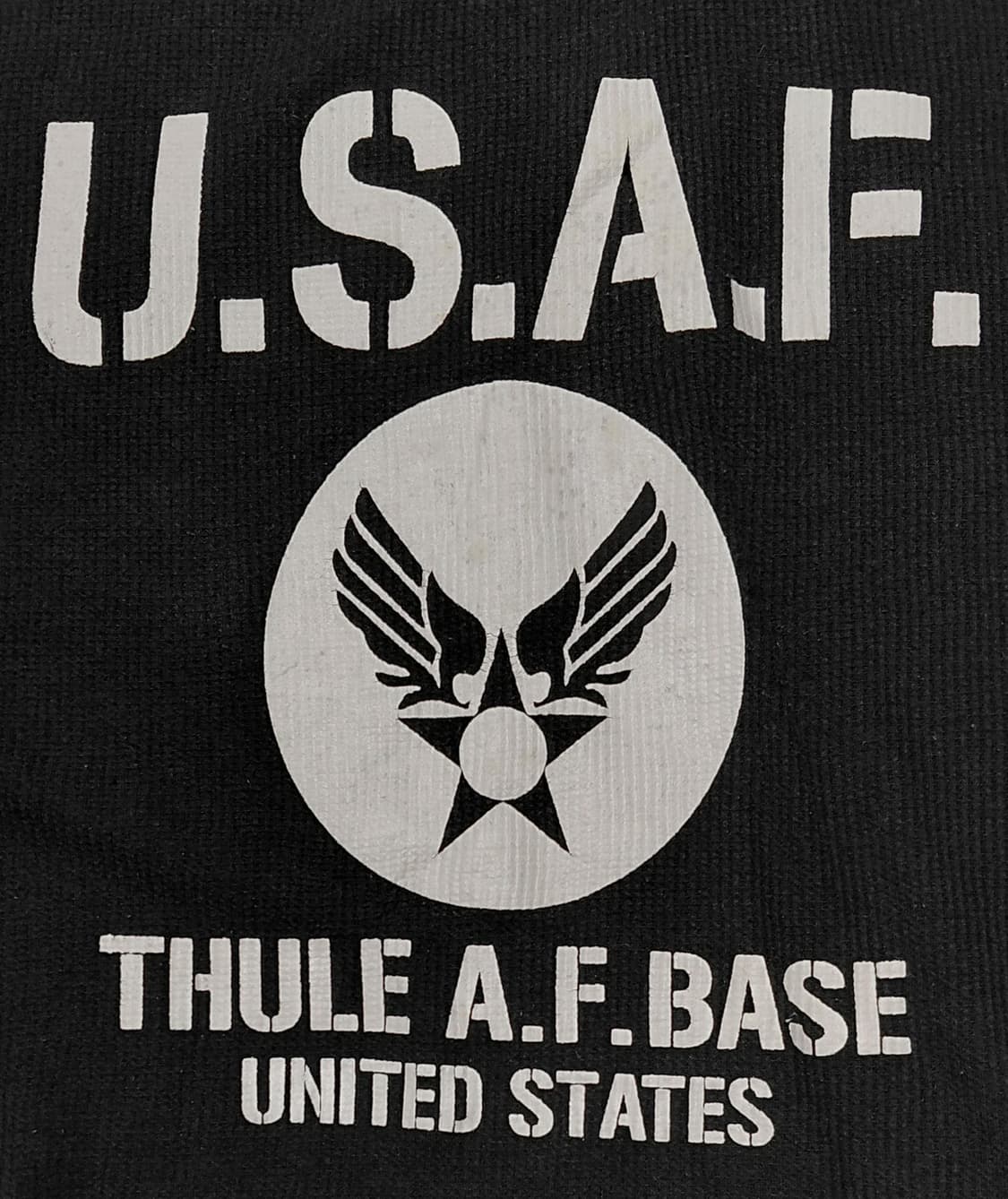 [3L] Volcanic USAF 툴레 공군기지 빈티지 와플 티셔츠 상품이미지4