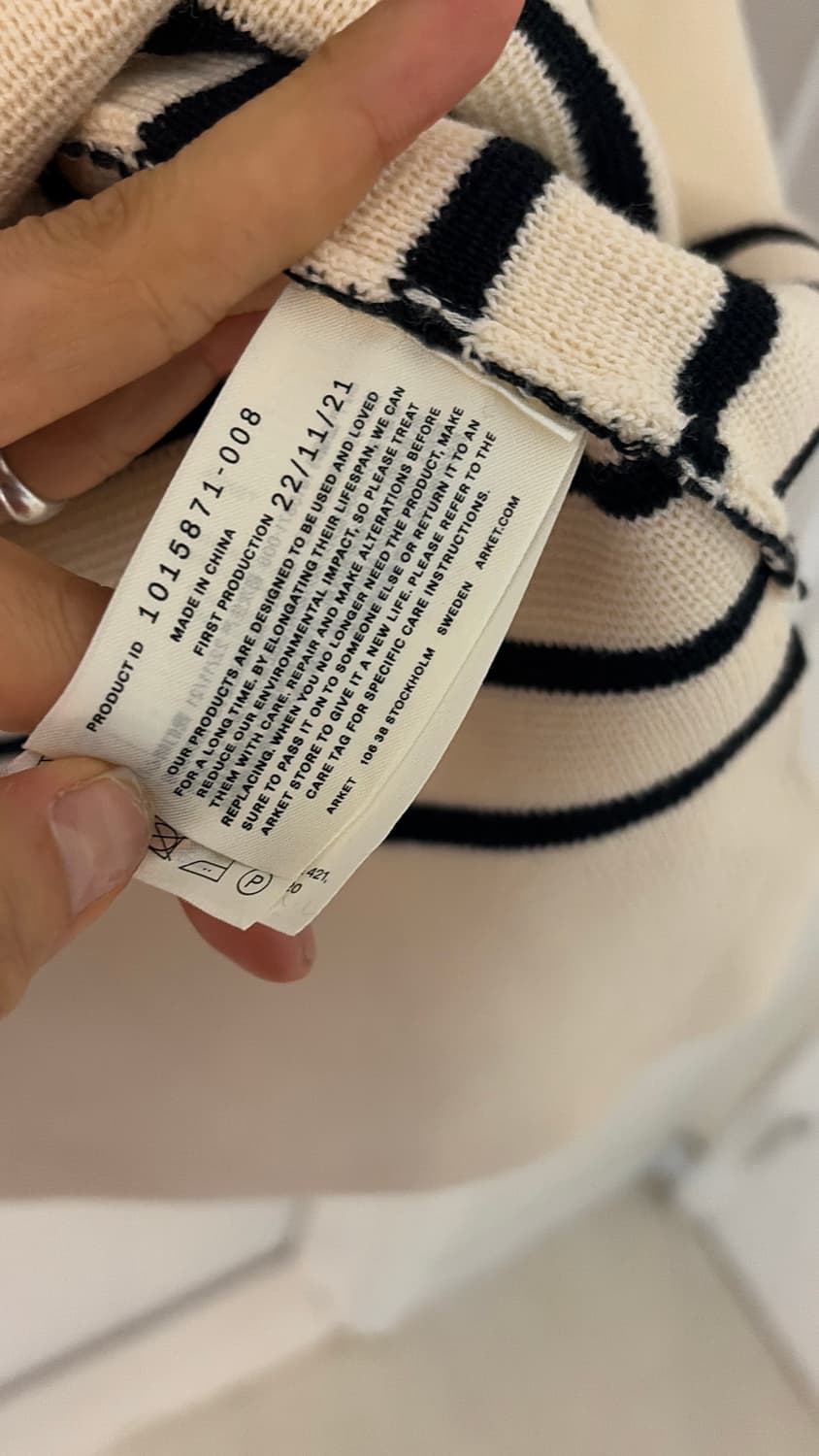  아르켓 니트 새상품컨디션 44-66 상품이미지3