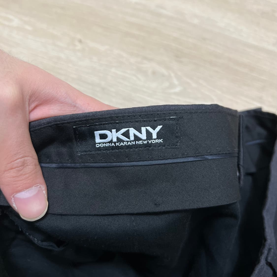 DKNY 베이직 포멀 슬랙스 정장바지 [블랙] 32 상품이미지5