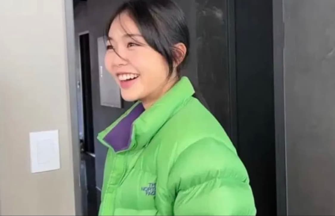 노스페이스 빈티지 미노이 눕시2 후드 숏패딩 네이비 브라운 L 상품이미지5