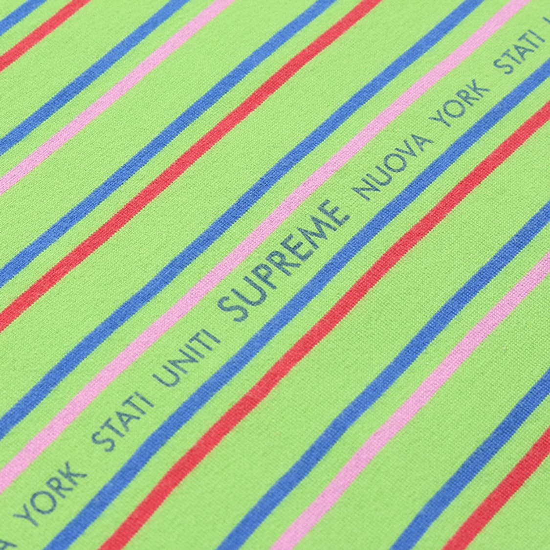  SUPREME "Green Stripe T-Shirts" 상품이미지4