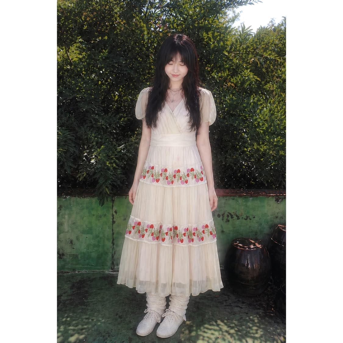 체리 무늬 소녀 원피스 🍒 상품이미지1