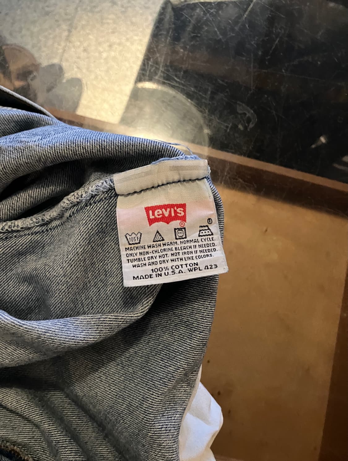 USA 빈티지 리바이스 501 데님 팬츠 상품이미지9