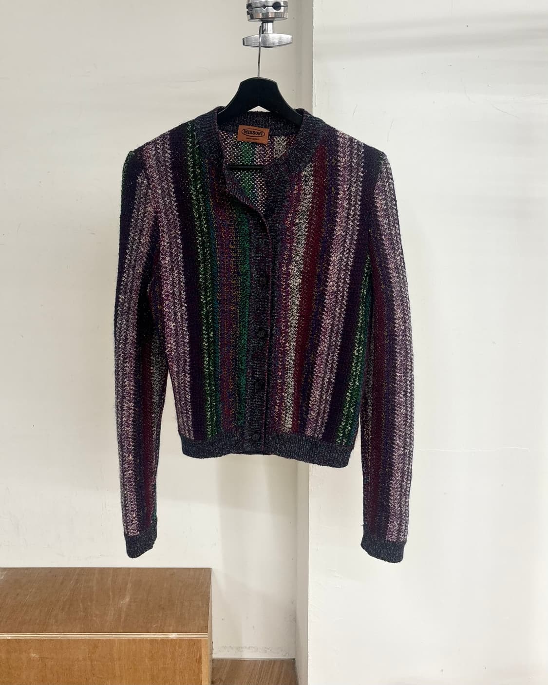 미쏘니 멀티컬러 라메 가디건 상품이미지1