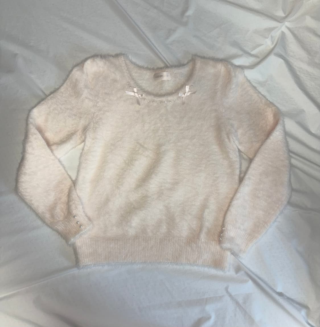 로디스포토 히메갸루 앙고라 핑크니트 상품이미지1