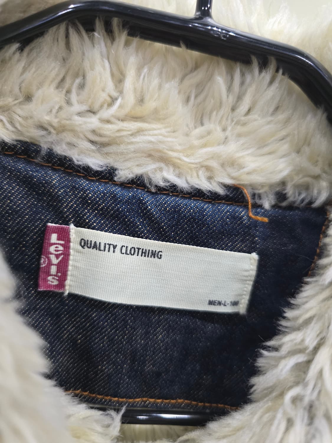 리바이스 양털 데님 자켓 L 상품이미지2
