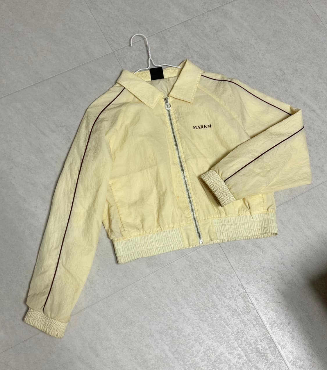 MARKM 크롭 바람막이 자켓 상품이미지1