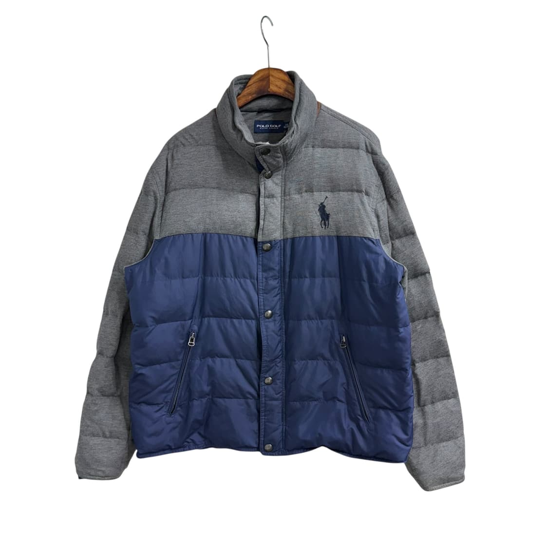 [XXL] 폴로 배색 패딩 상품이미지3