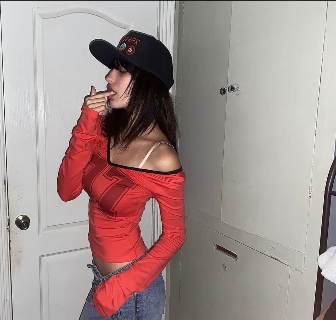 스컬프터 SCOOP BACK STRAP TOP TOMATO S 상품이미지2