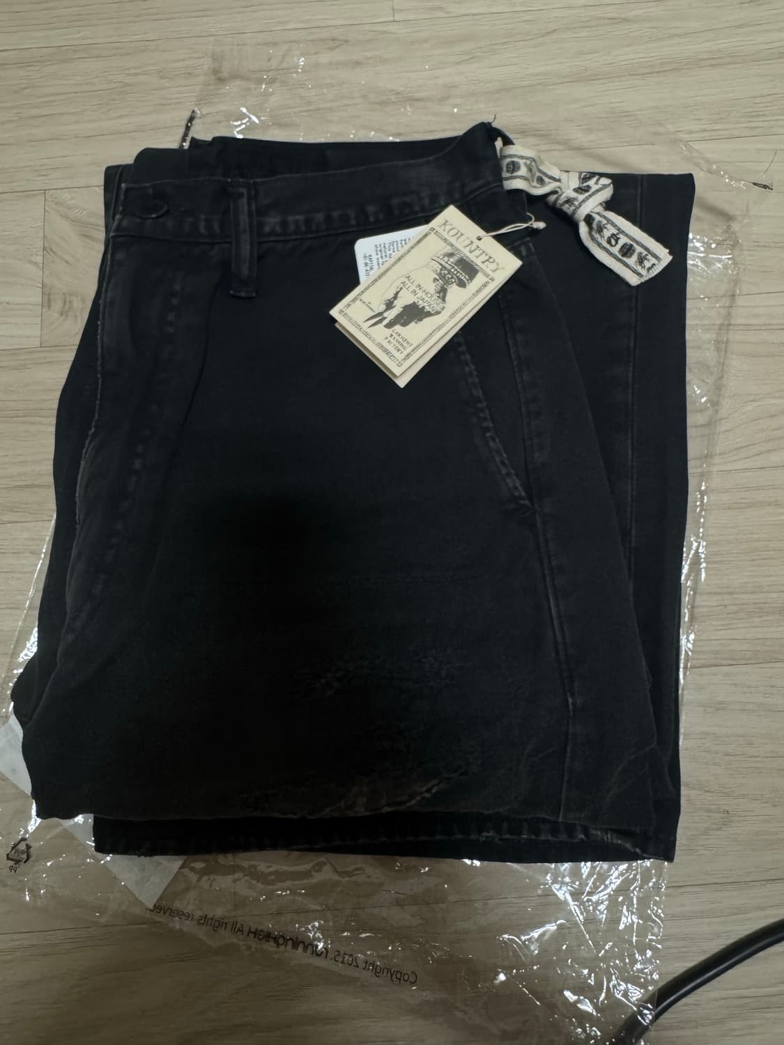 캐피탈 가츠라기 포트 배기 팬츠 블랙(2) 상품이미지2