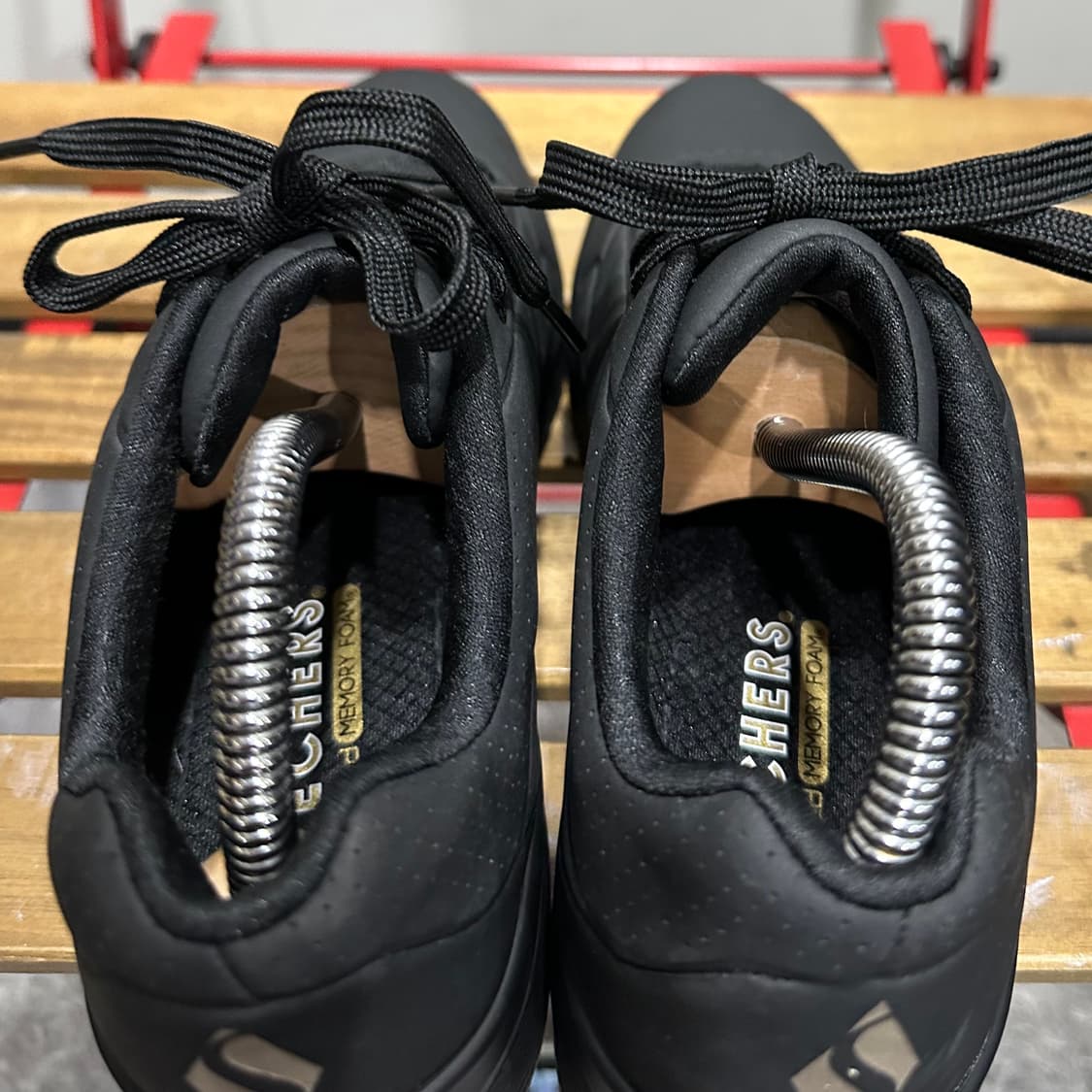 255) 스케쳐스 운동화 남성 남자 신발 에어 우노 블랙 상품이미지5