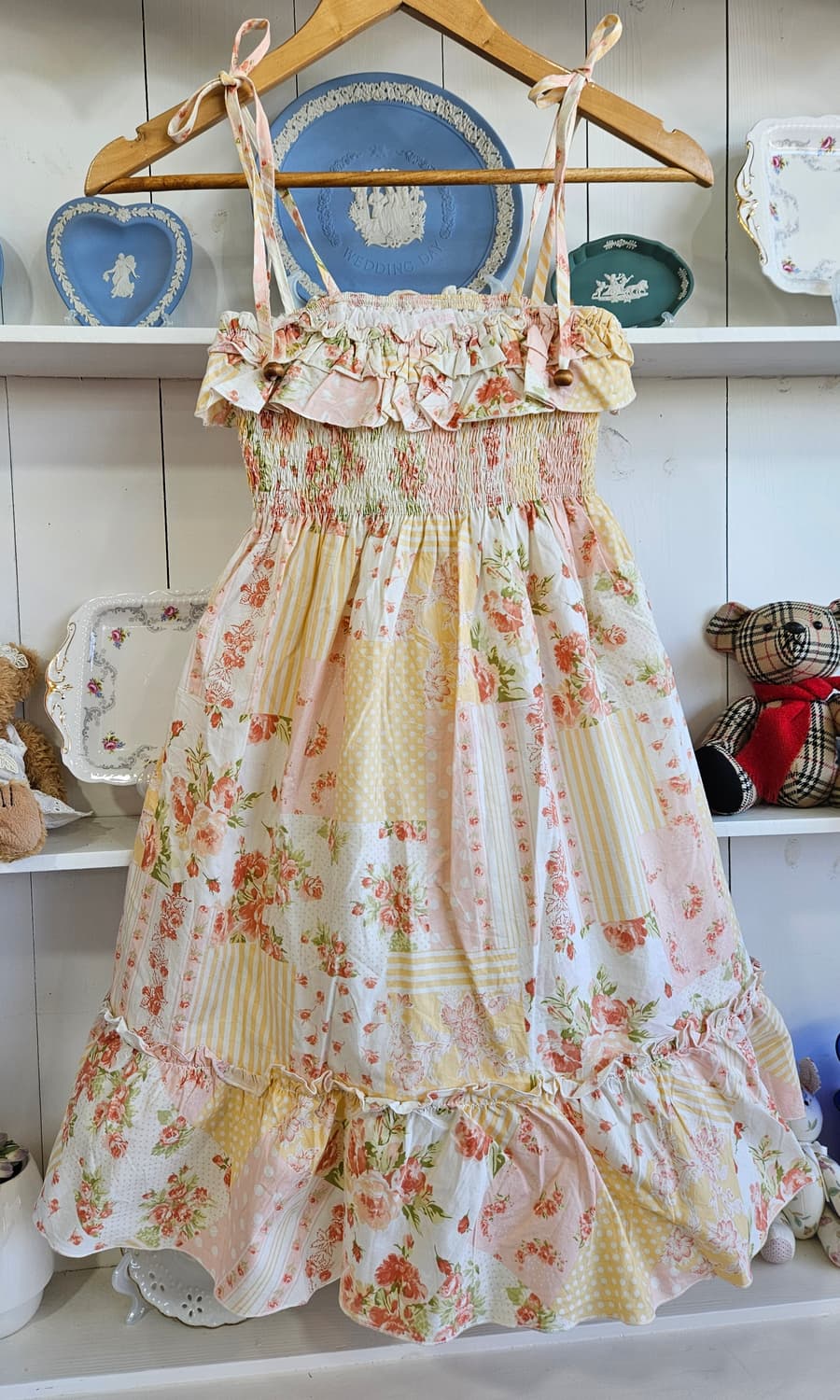 리즈리사(LIZ LISA) 플라워 패치워크 러블리 원피스 상품이미지2