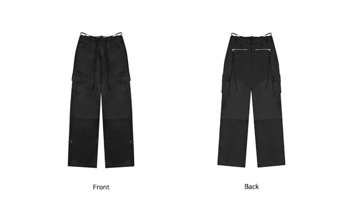 라티젠 블랙 카고 포켓 팬츠 상품이미지3