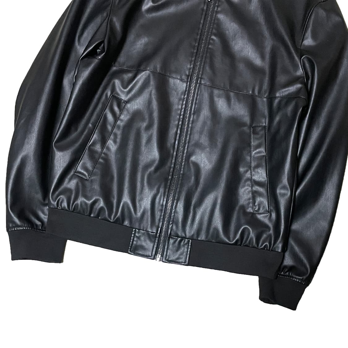 ZARA 자라 비건레더 블루종 점퍼 상품이미지4