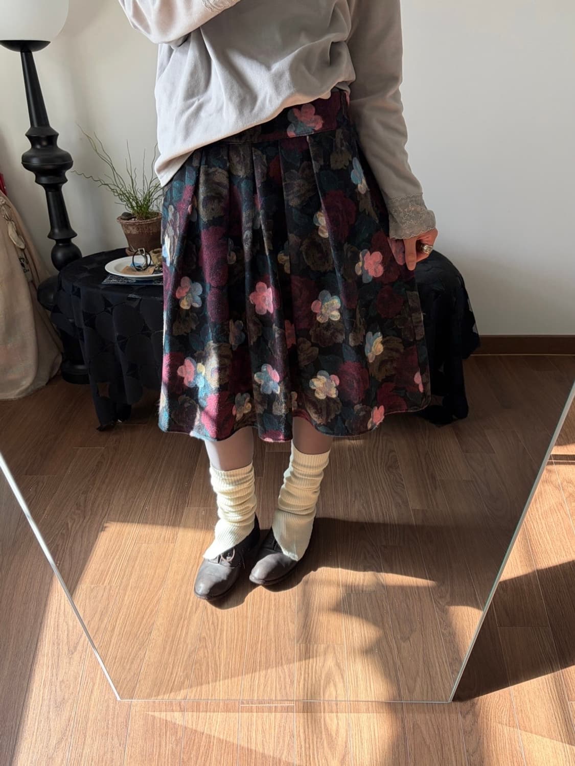 flower patterned skirt 상품이미지3