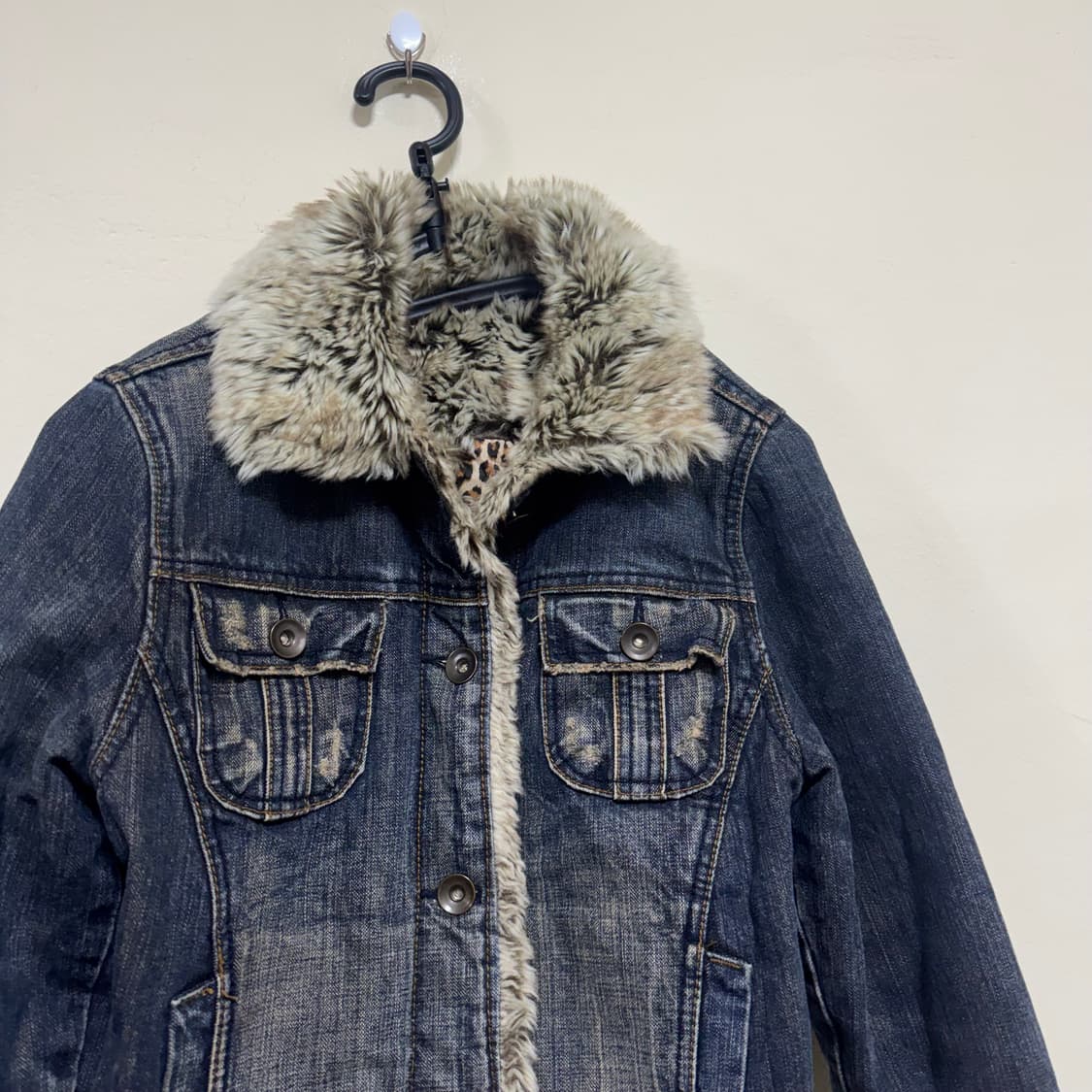 색감 말안되는 여성 청자켓 L 상품이미지3