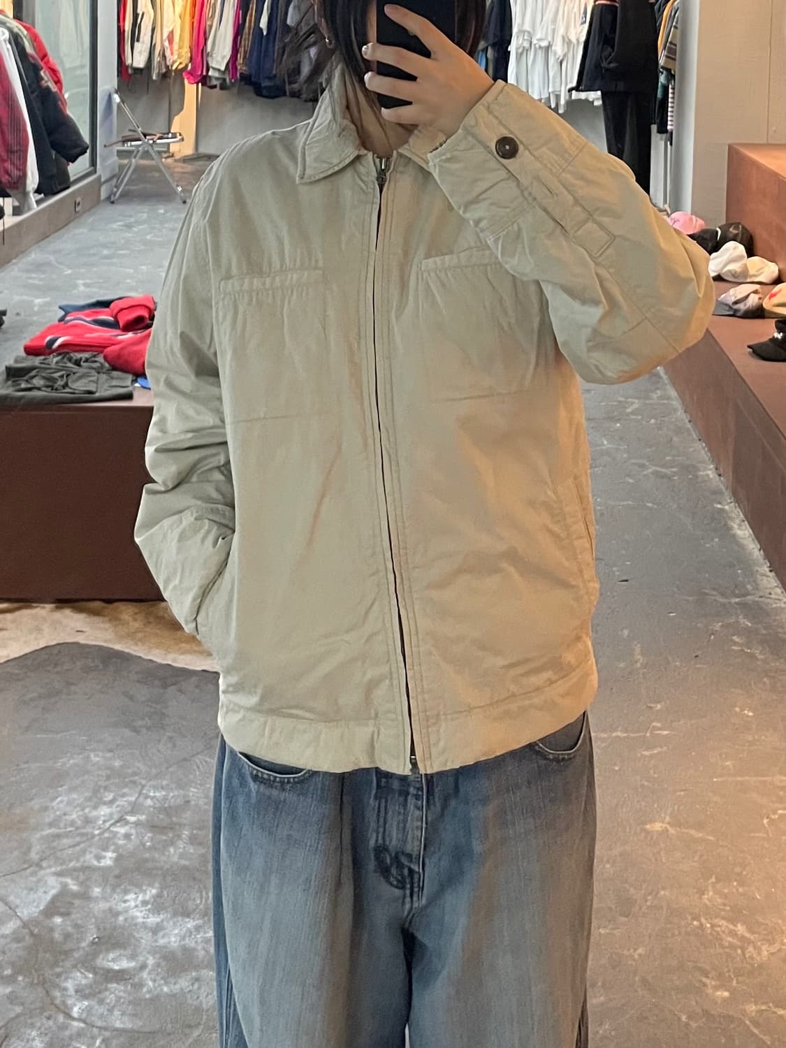 갭 크림 스윙탑 자켓 H2352 상품이미지1