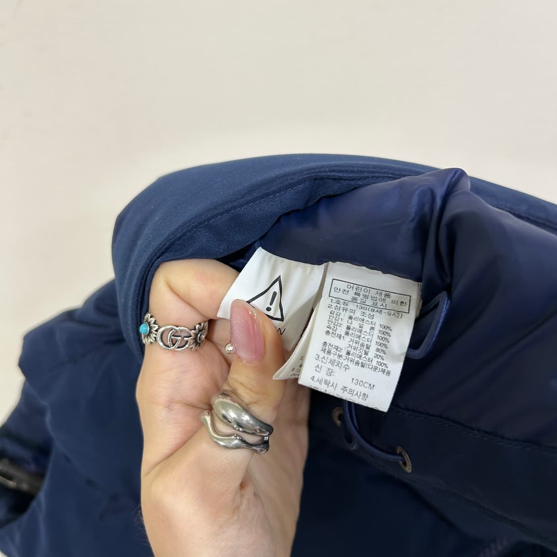 노스페이스 키즈 구스다운 패딩조끼 130 상품이미지4