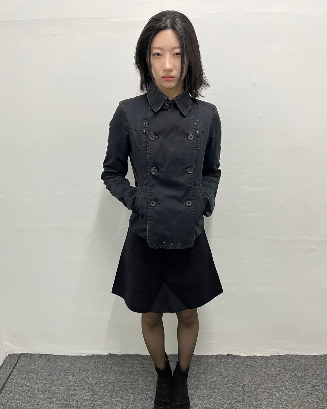 닐 바렛 플레어 스커트 상품이미지5