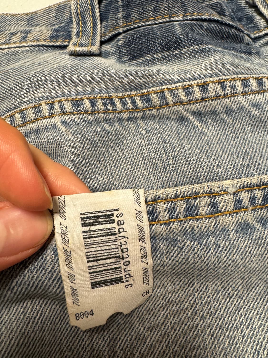 프로토타입스 prototypes 아웃라인 데님팬츠 41 상품이미지3