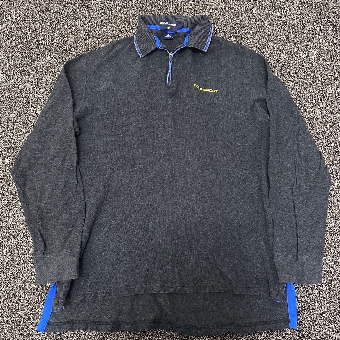 POLO Sports 폴로 스포츠 반집업 맨투맨 니트 M 상품이미지1