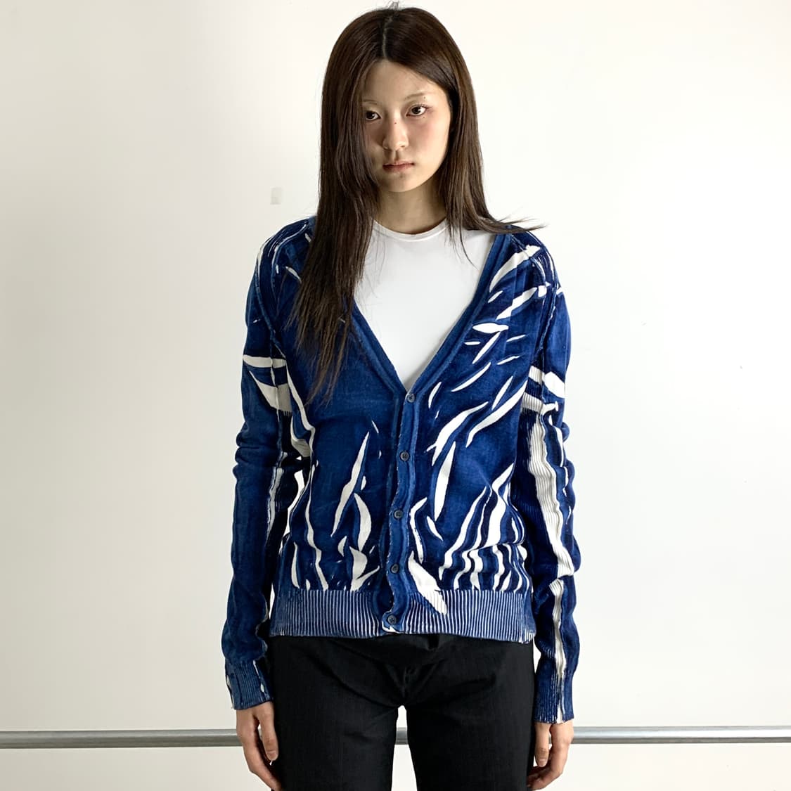 돌체앤가바나 스트라이프 패턴 롱슬리브 가디건 상품이미지3