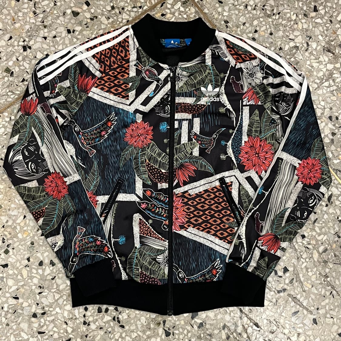 Adidas 아디다스 XFL 플라워패턴 빅로고 져지 상품이미지6
