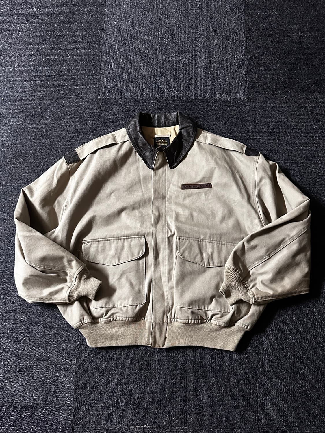80s 아비렉스 LTD. TYPE A-2 U.S.A 빈티지 플라이트 자켓 상품이미지4