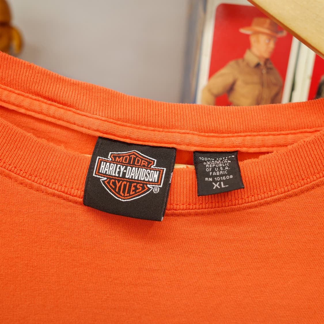 2000's HarleyDavidson Flame Logo T-shirt 상품이미지5