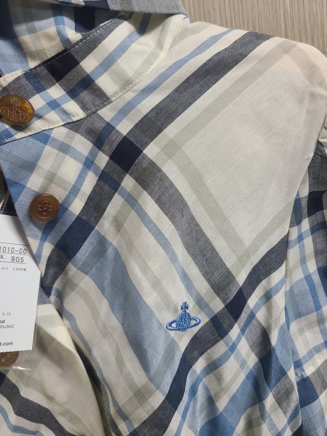 비비안웨스트우드 체크 반팔 원피스 3 상품이미지3