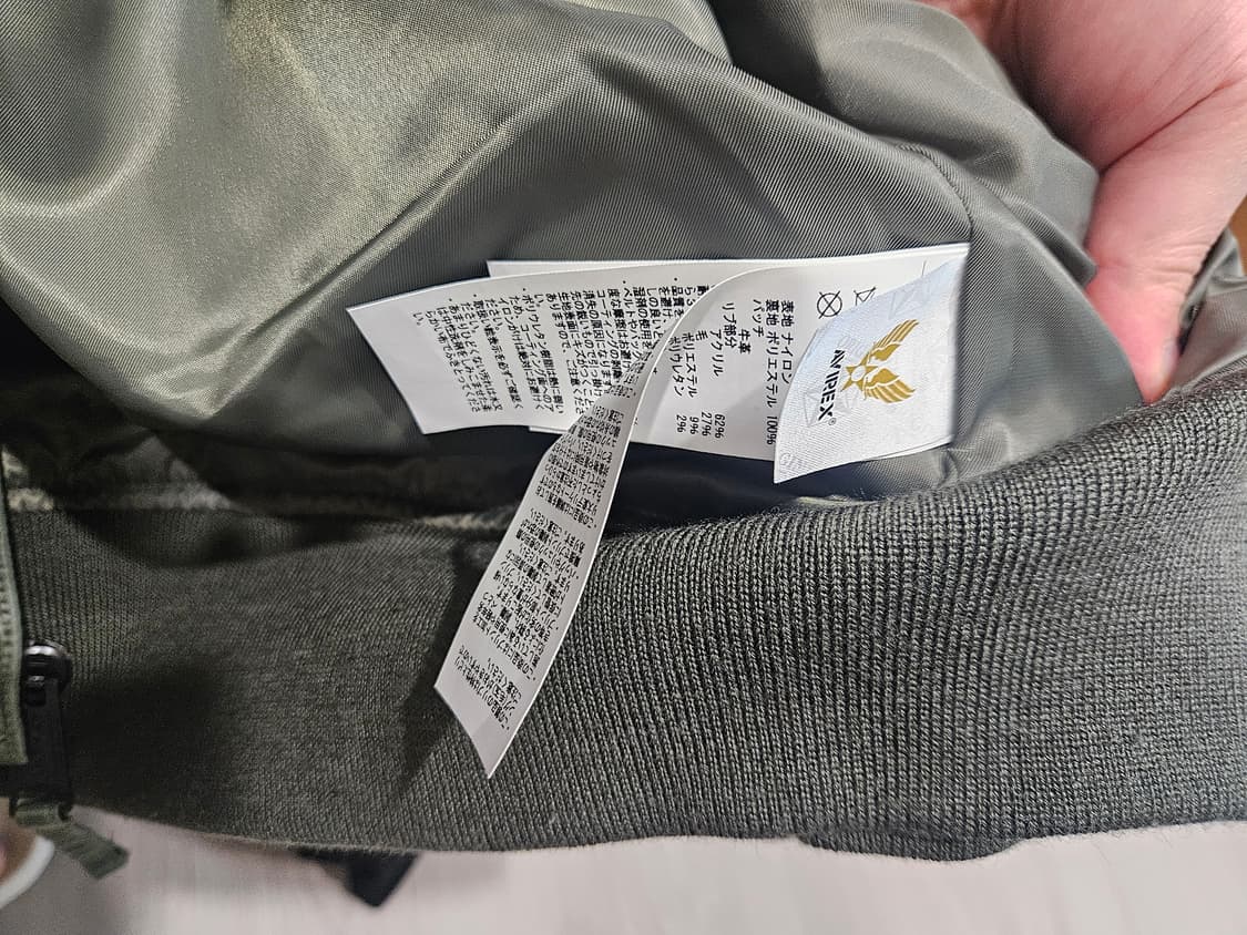 아비렉스 CWU-36P 패치 Ma-1 항공 자켓 상품이미지3