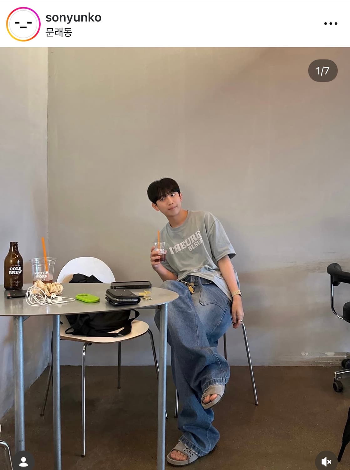 [2]명작 노쿨러스 데님 팬츠 소코년 함준수님 착용 상품이미지6