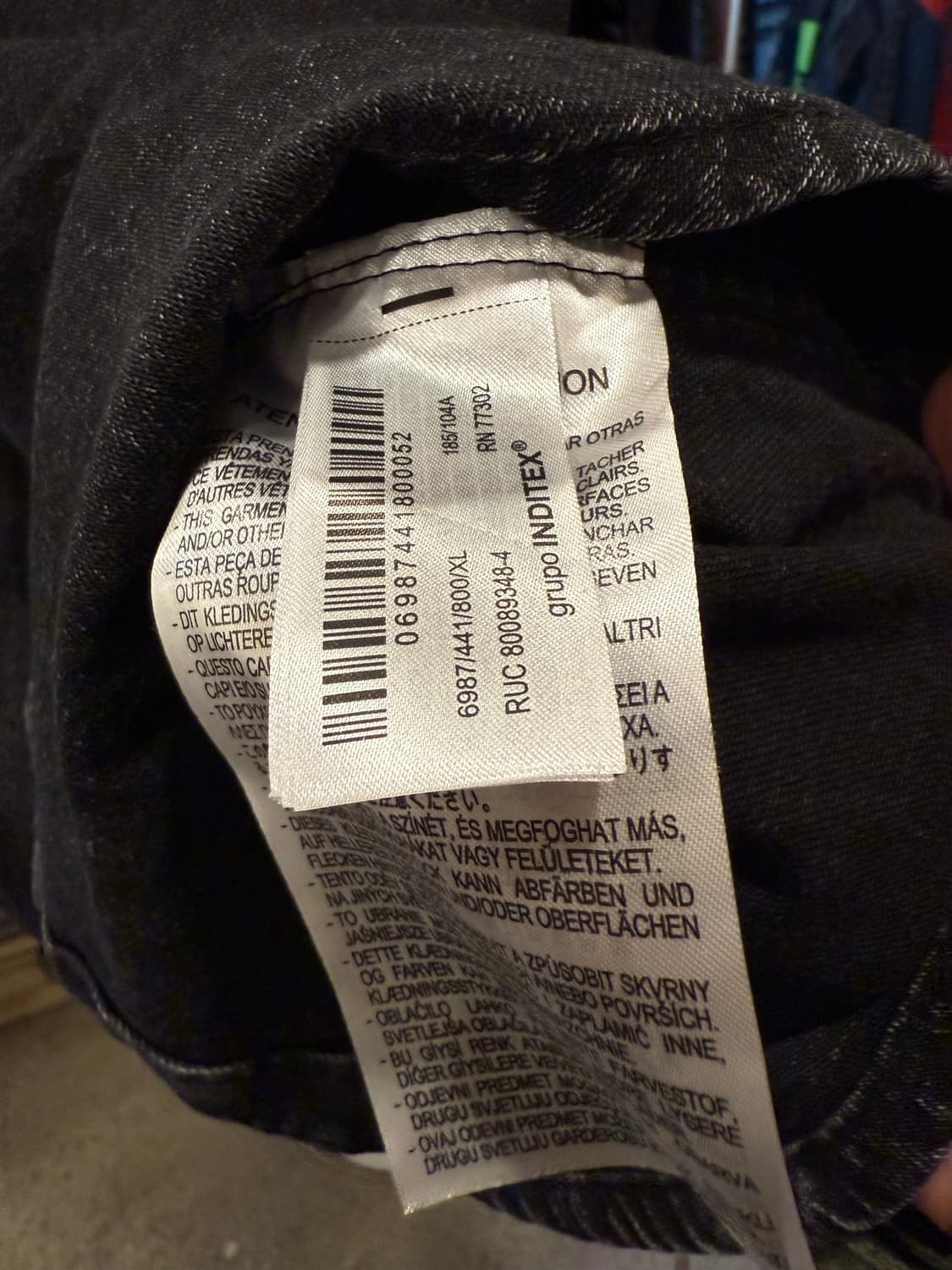 자라 흑청셔츠 상품이미지3