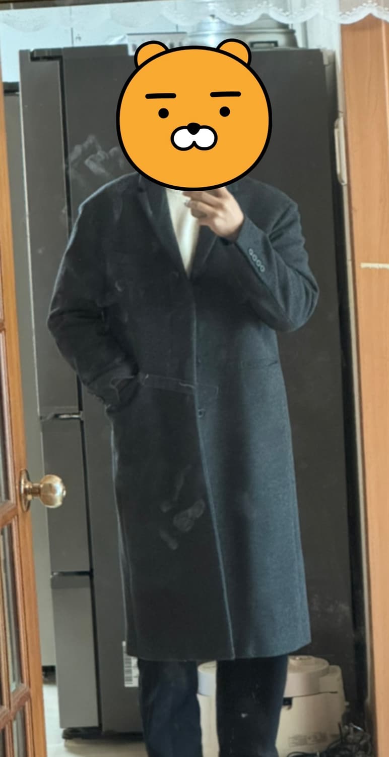 마마가리 히든 싱글코트 차콜 50 상품이미지4