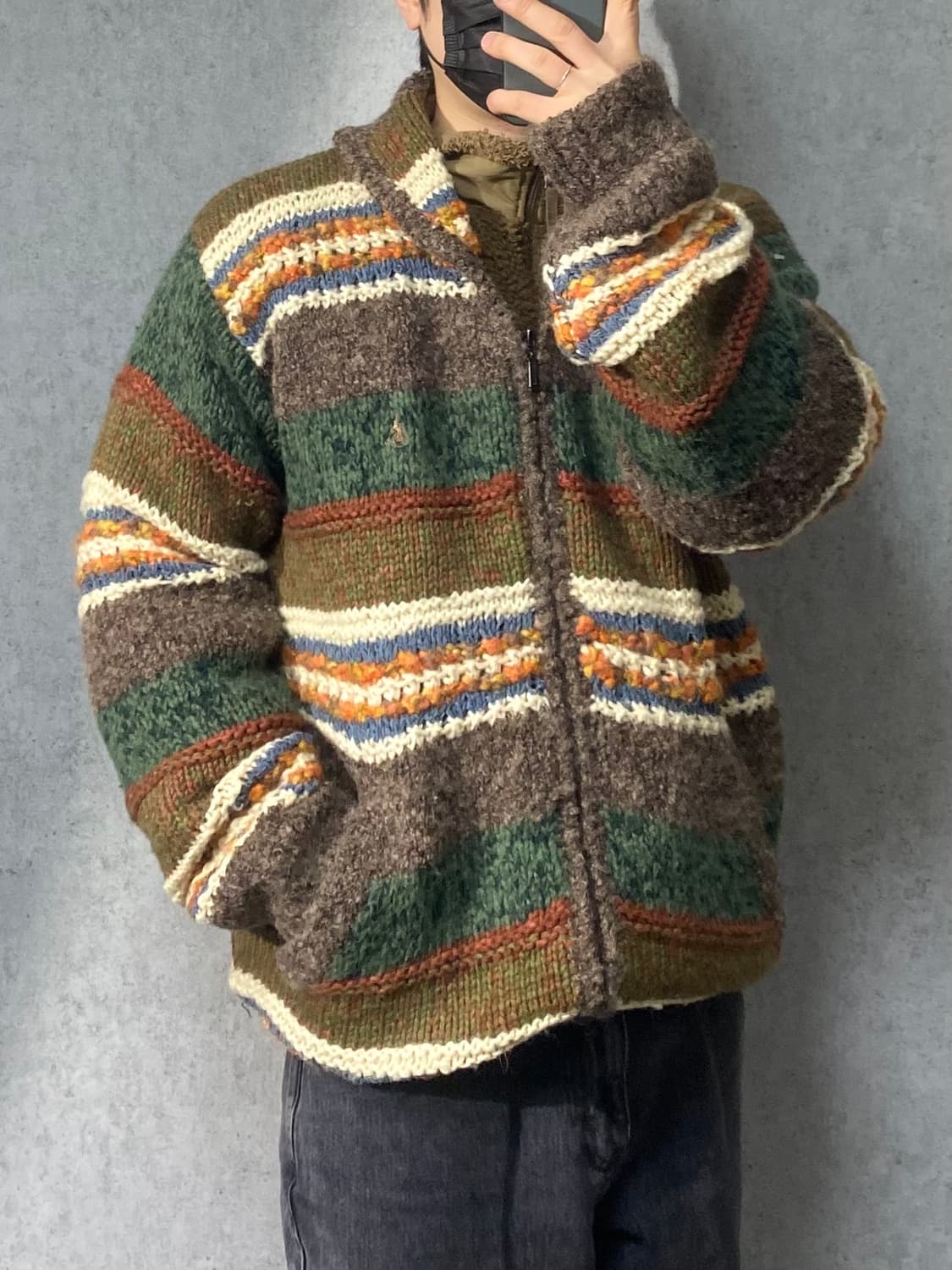 [XL] 00s Bean Pole 빈폴 헤비울 니트 집업  상품이미지10