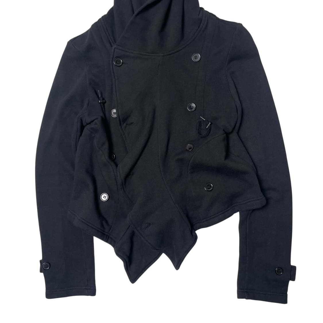 Gomme 셔링 언밸런스 후드 자켓 상품이미지3