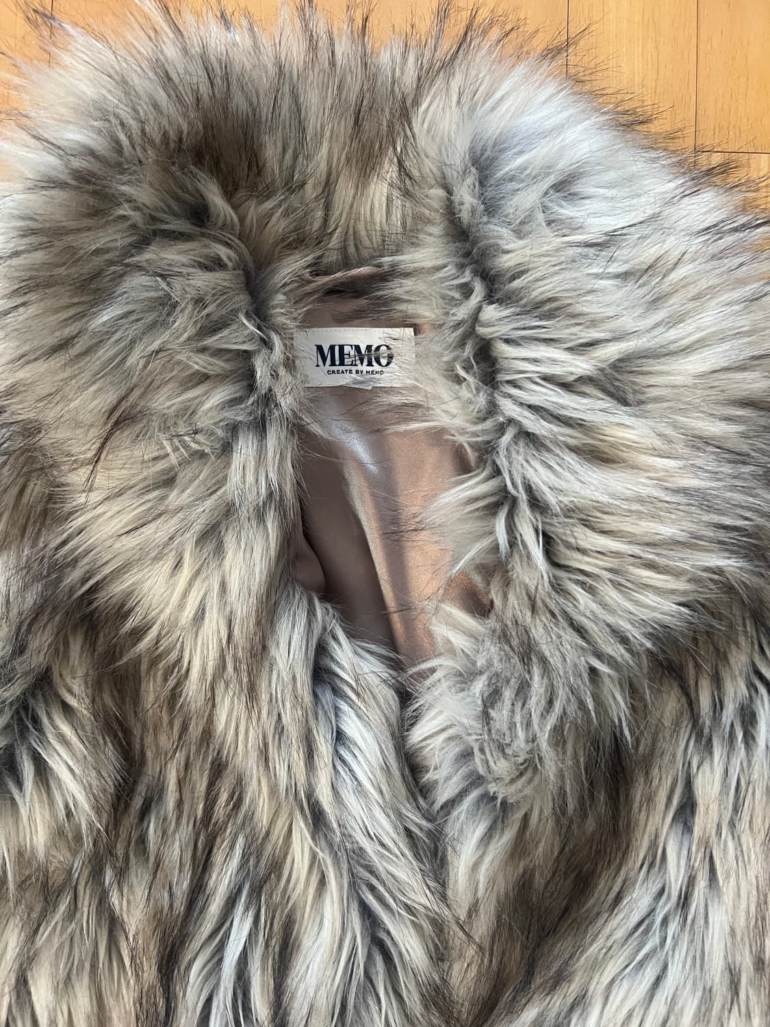 MEMO 퍼 자켓 상품이미지3