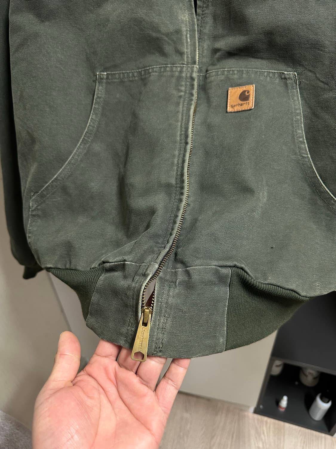 칼하트 모스그린 J25 MOS 액티브 자켓 2XL TALL 상품이미지4