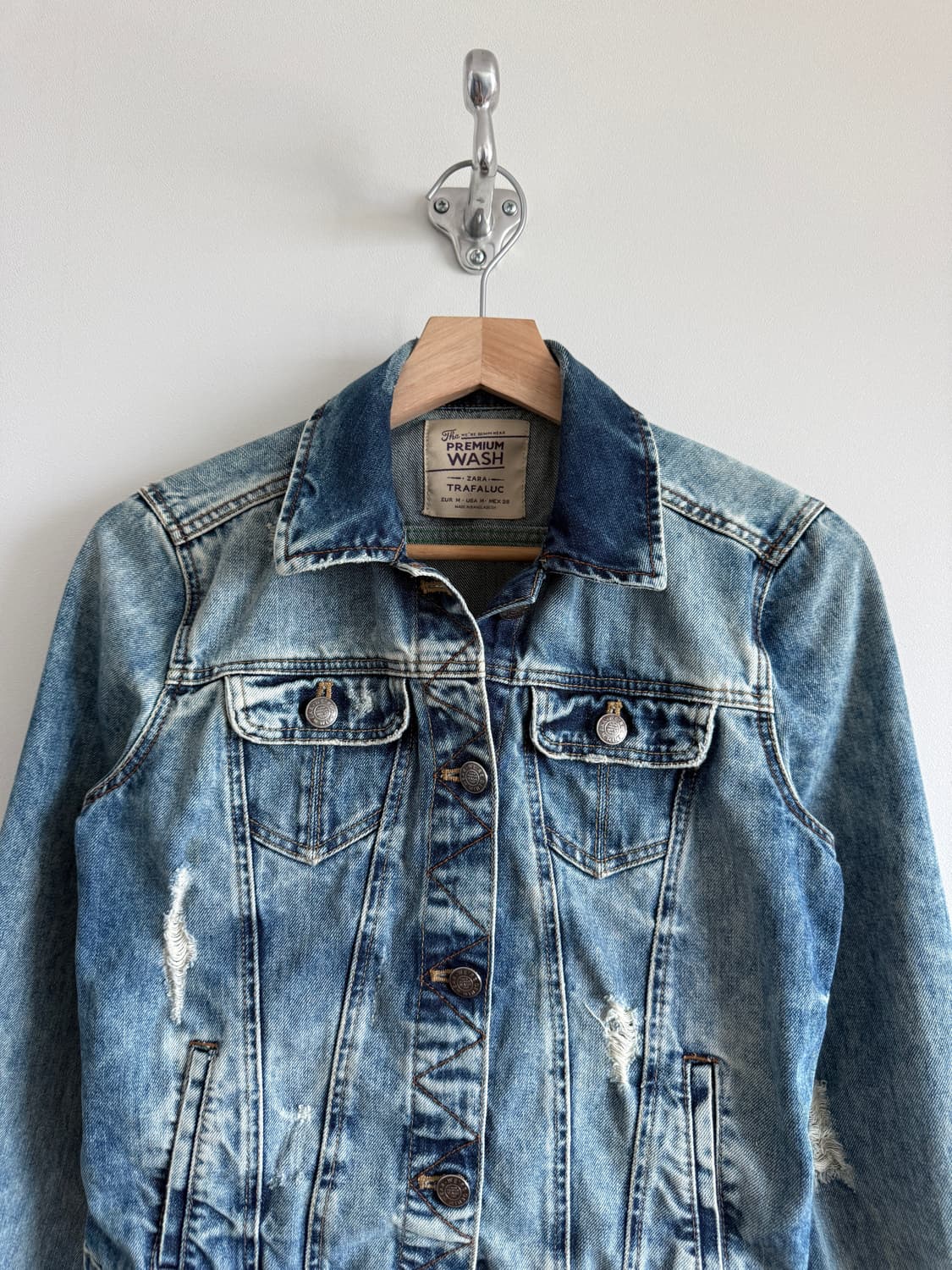 자라(ZARA) 워싱 데님 자켓 상품이미지2
