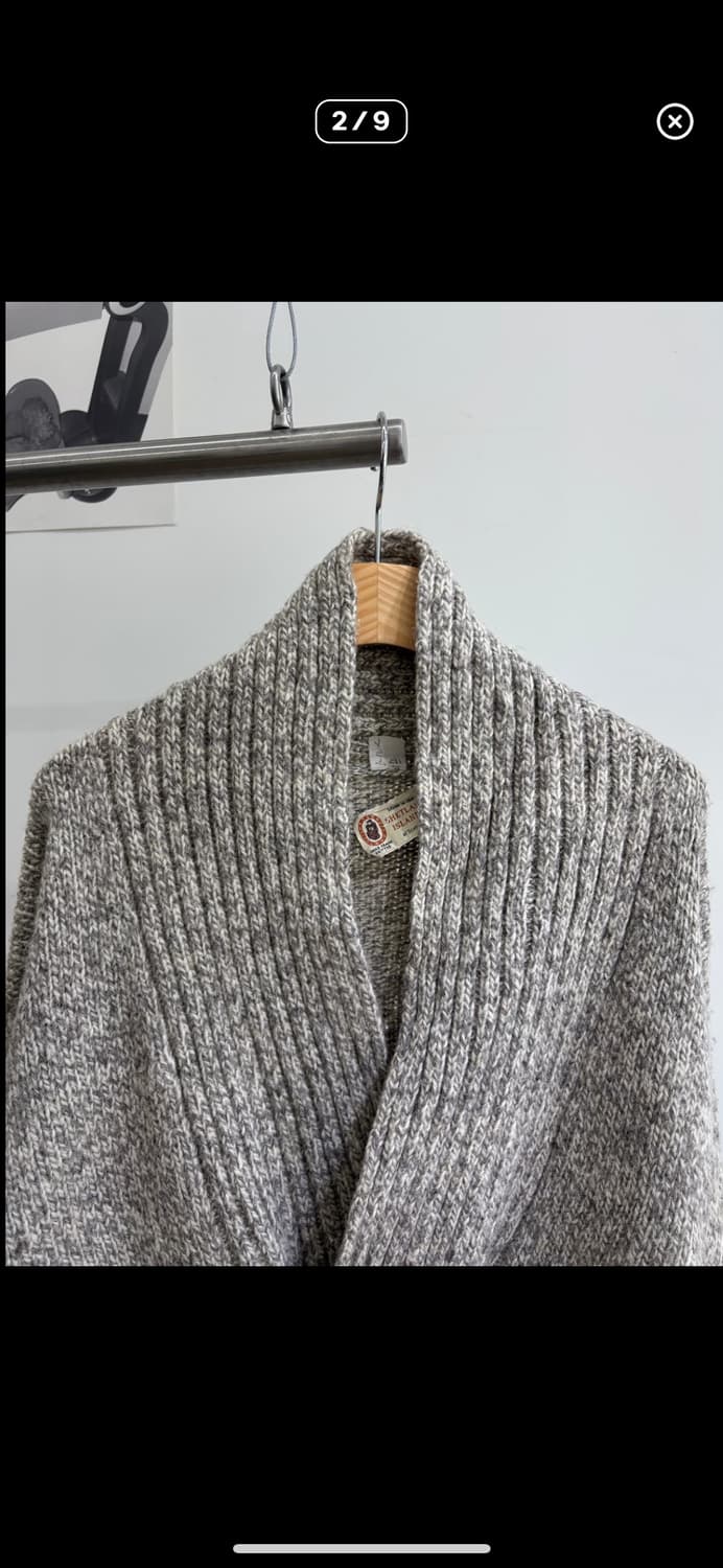 SHETLAND ISLANDS (Made in UK) 가디건 상품이미지2