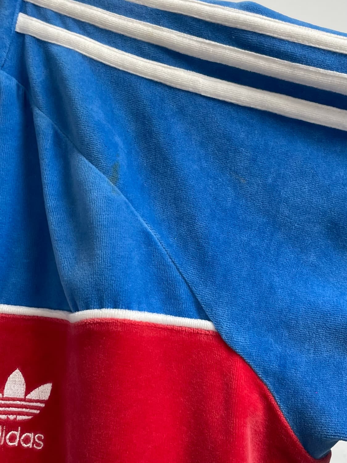 아디다스 테리 벨루어 블루 트랙탑 져지 (on.46)    상품이미지6