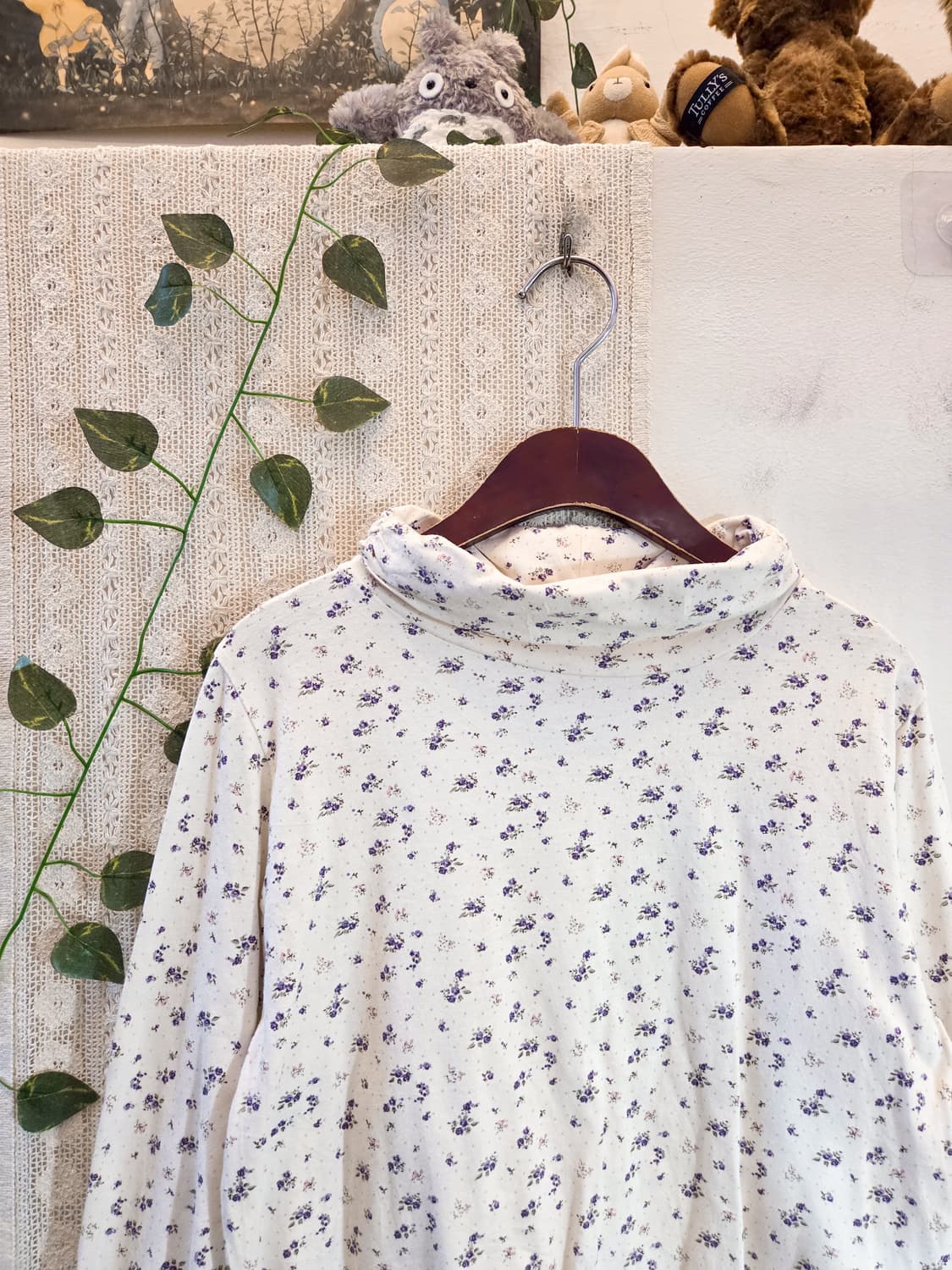 잔꽃 목폴라 슬리브 상품이미지2