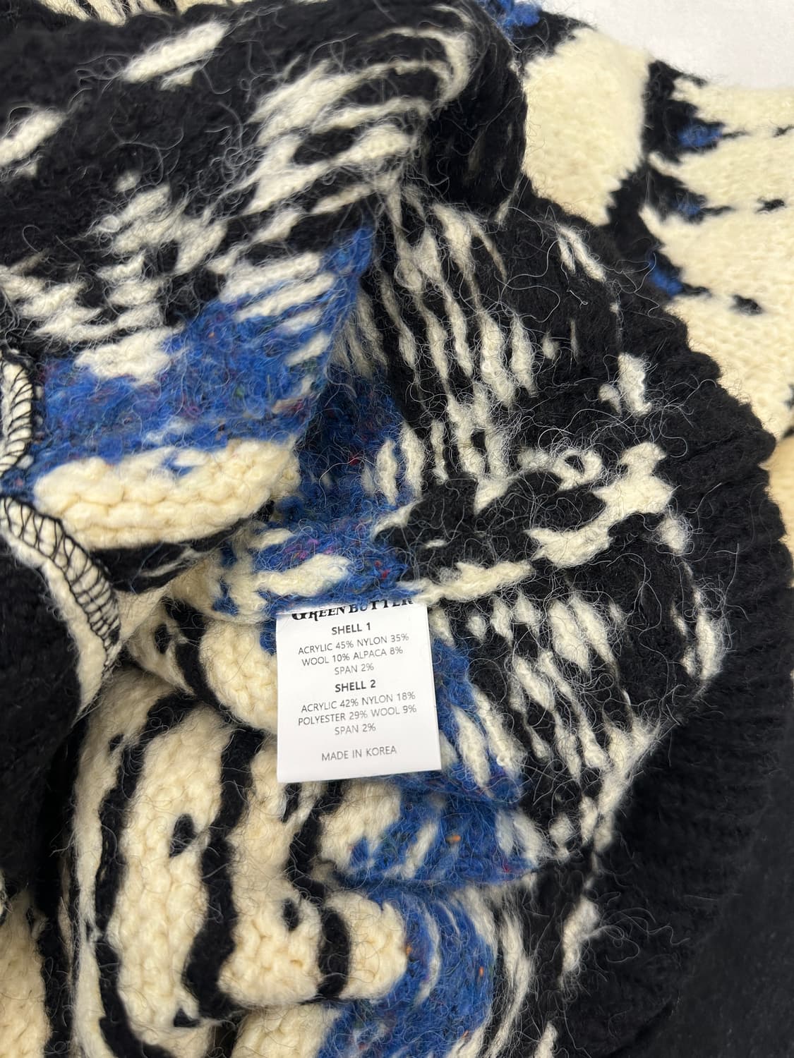 Heidi Alpaca Nordic Cardigan (Ivory) 상품이미지6