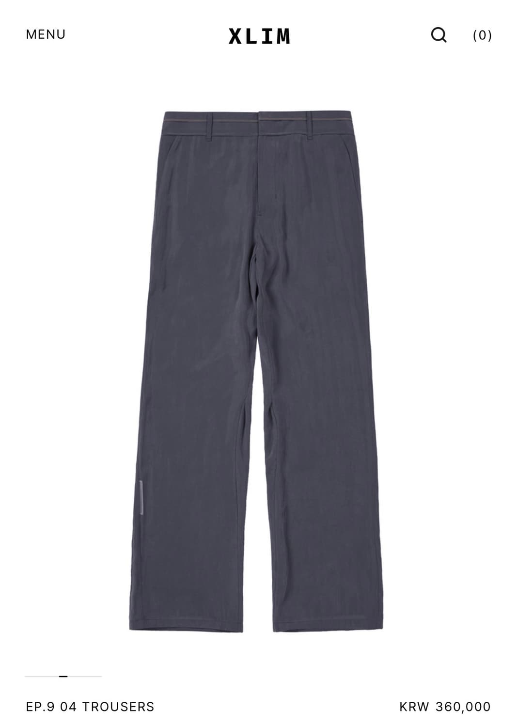 Xlim EP.9 04 trousers M 상품이미지1
