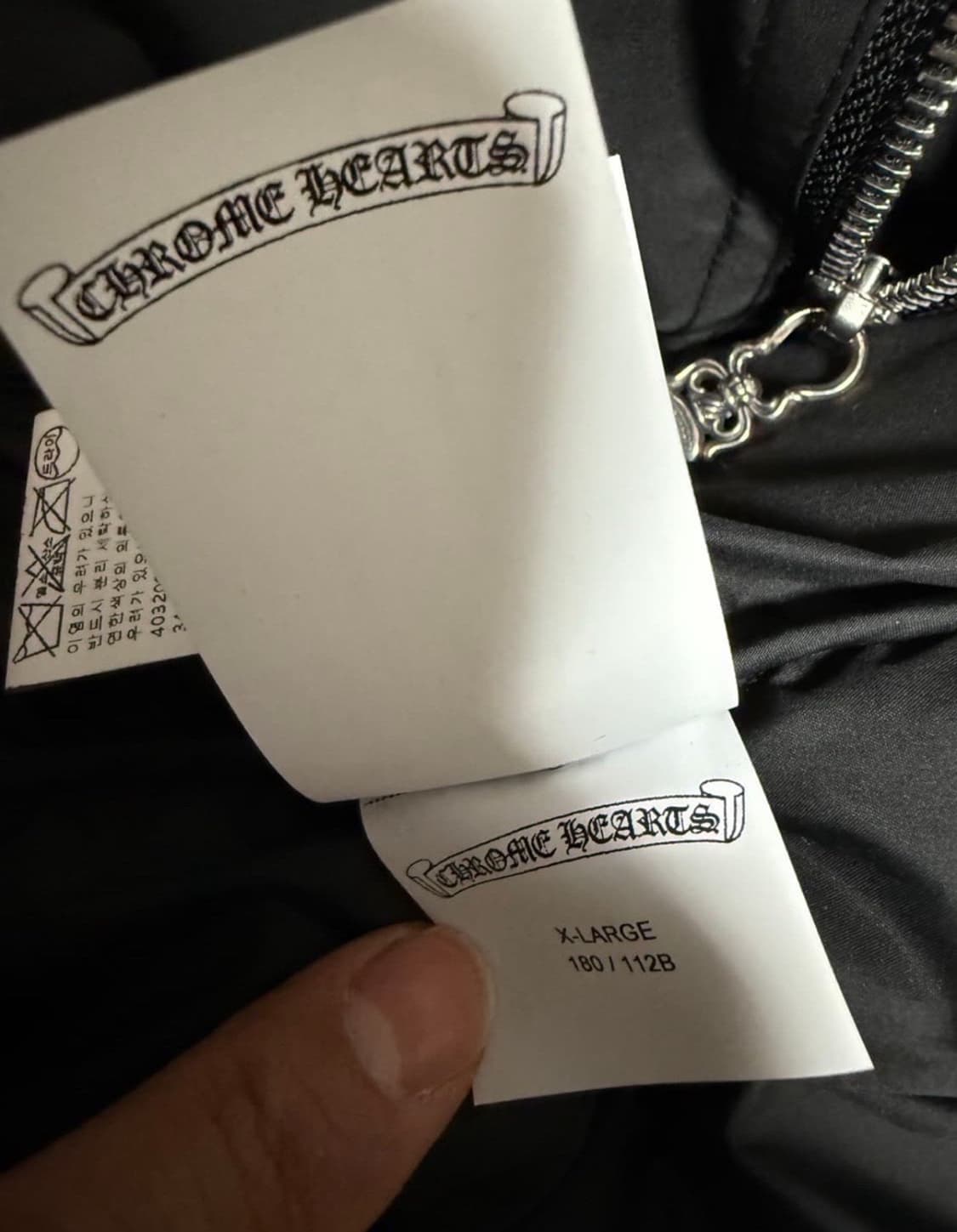 [XL]크롬하츠 스티프 패딩 베스트 블랙 상품이미지4