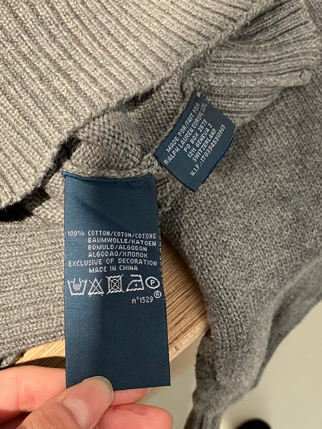 Polo Ralph Lauren 하프집업 코튼 니트 상품이미지5