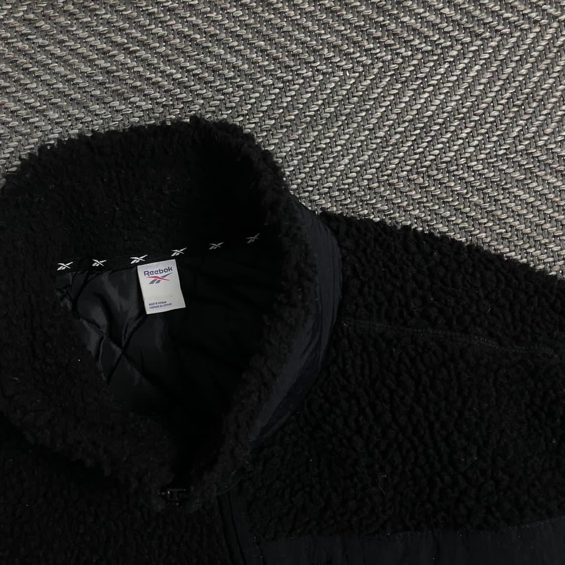 00s 리복 쉐르파 플리스 자켓 블랙 y 4436 상품이미지3